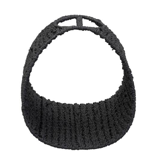 Household Essentials 15" Oval Seagrass Magazine Rack